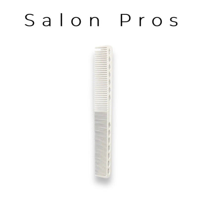 Carbon Fibre Cutting Comb White Hairdressing Barber  Professional Ys Park Style