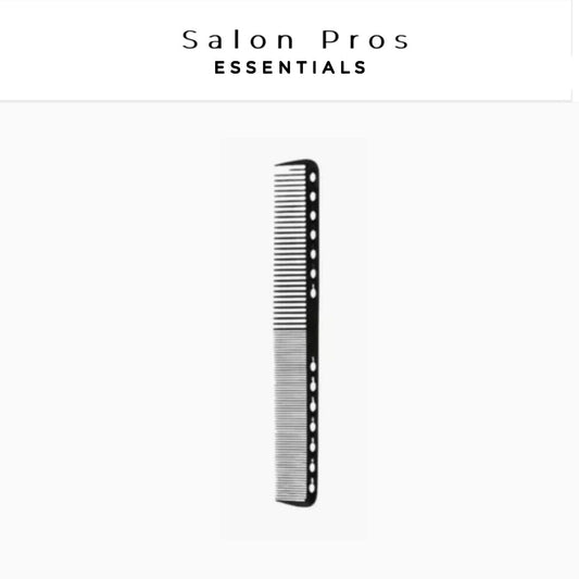 YS Park Style Cutting Comb Carbon Fibre Barber  Hairdresser Salon Comb Black